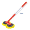 Soft Bristle Double-Headed Car Cleaning Brush with Handle